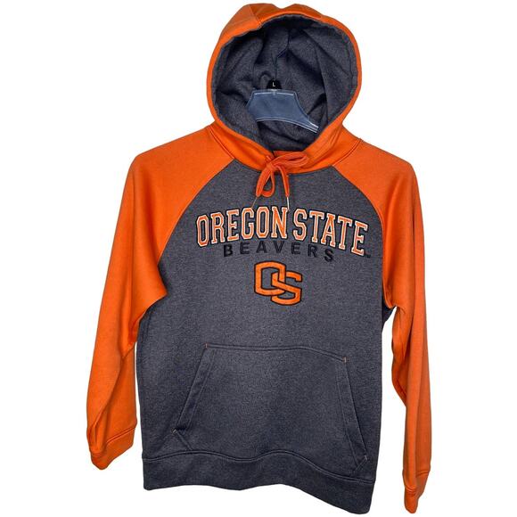 Oregon State Beavers Sweat shirt hoodie- gray and orange - Picture 1 of 8